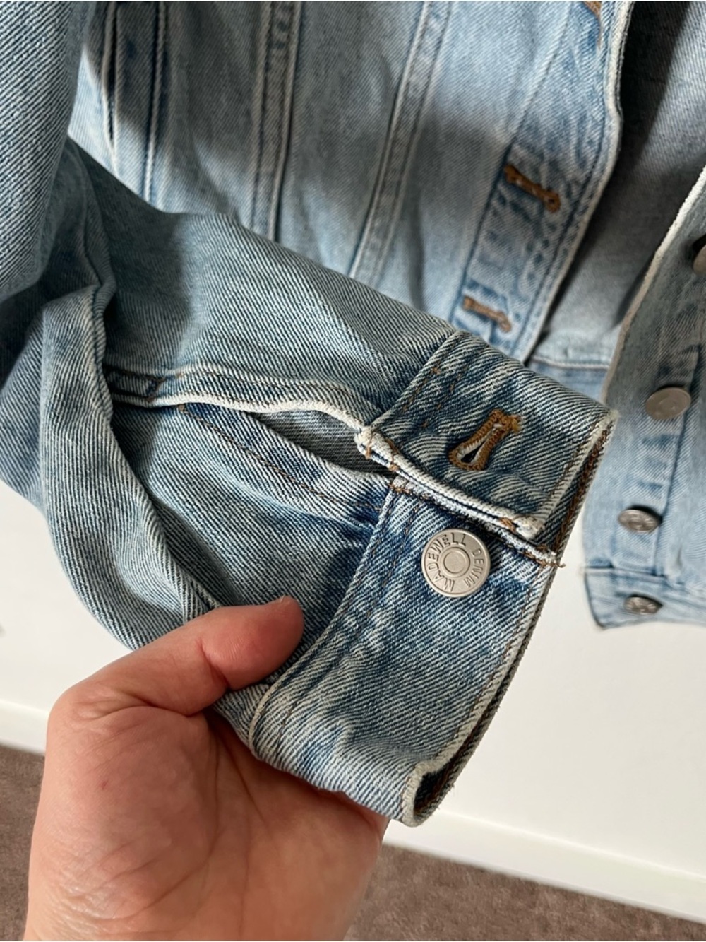Madewell Women's Small Denim Jacket. - Picture 6 of 10